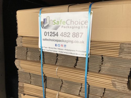 Double walled cardboard boxes ready fro delivery